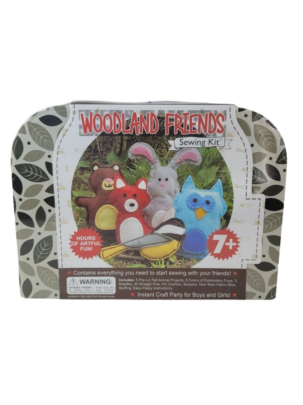 Craftster's Woodland Friends Sewing Kit Educational Beginner Art Crafts Felt NEW